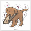 Recherche de chocolate voiture autocollants Retriever