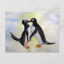 Recherche de amour pingouin cartes postales Pour eux