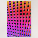 Recherche de rayures roses puzzles Noir