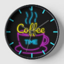 Recherche de heure pour le café horloges Amoureux du café