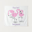 Recherche de flamant rose drôle art Tropical