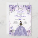 Recherche de lavender 16ans anniversaire invitations Quinceanera