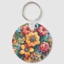 Recherche de fond floral porteclés Coloré