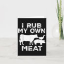 Recherche de drôles de bbq vœux cartes Viande