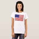 Recherche de drapeaux américains tshirts Pour elle