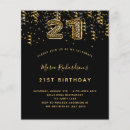 Recherche de de 21 ans anniversaire invitations Glamour
