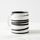 Recherche de lignes noires tasses Minimaliste
