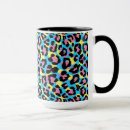 Recherche de motif jaguar tasses Empreinte de léopard