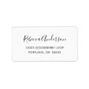 Recherche de étiquettes adresse retour Script