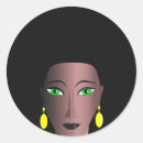 Recherche de cheveux noirs autocollants Unique