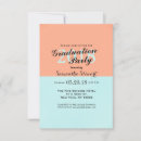 Recherche de couleur de corail invitations Simple