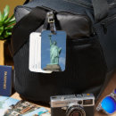 Recherche de statue de la liberté bagages étiquettes Bleu