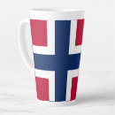 Recherche de drapeau de la norvège tasses Scandinave