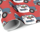 Recherche de voiture de police papier cadeau Père noël
