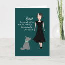 Recherche de chien vintage vœux cartes Amusant