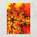 Recherche de fractales cartes postales Rouge