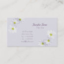 Recherche de beau pourpre cartes visite Fleur