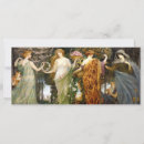 Recherche de saison 4 cartes postales Vintage