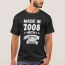Recherche de 2008 homme tshirts Anniversaire