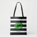 Recherche de rayures vertes sacs Noir