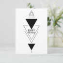 Recherche de triangle géométrique vœux cartes Élégant