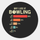 Recherche de funny bowling autocollants Ligue de bowling