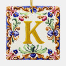Recherche de lettre k ornements Monogramme