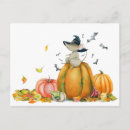 Recherche de dessin citrouille cartes postales Mignonne