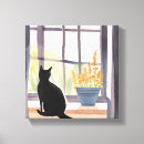 Recherche de silhouette chat toiles Mignon