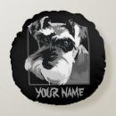 Recherche de miniature coussins Chien de schnauzer