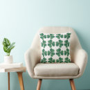 Recherche de trèfle irlandais coussins Printemps