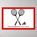 Recherche de le badminton posters Obturateur