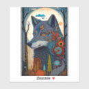 Recherche de art de loup autocollants Animaux