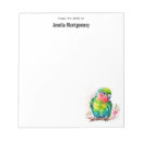 Recherche de perroquet blocsnotes Tropical