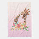 Recherche de girafe cuisine linges Aquarelle