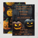 Recherche de floral halloween invitations Chute