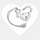 Recherche de verrous autocollants Coeur