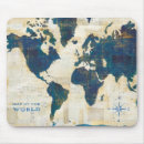 Recherche de carte du monde tapis souris Continents