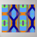 Recherche de vert bleu orange art Motif