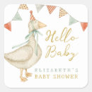 Recherche de baby shower de canard autocollants Merci