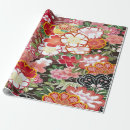 Recherche de fleurs japonaises papier cadeau Motif