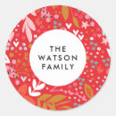 Recherche de fleurs rouges autocollants Pour elle