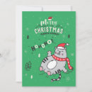 Recherche de chat noël invitations Animal mignon