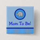 Recherche de éléphant bleu badges Maman à être