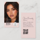 Recherche de réseaux sociaux cartes visite Customer