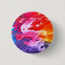 Recherche de peinture abstraite badges Couleurs arc en ciel