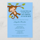 Recherche de singe bébé invitations Safari