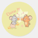 Recherche de souris fromage autocollants Chat et souris