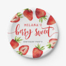 Recherche de fraise assiettes Rouge