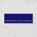 Recherche de enquête cartes visite Assurance
